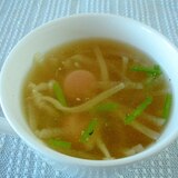 ソーセージと大根とエノキの中華風ごぼうスープ♪